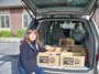 Rotary sent 150 food items in 10 boxes to United Way for the 2012 Day of Caring. Marty Potter did the heavy work again!